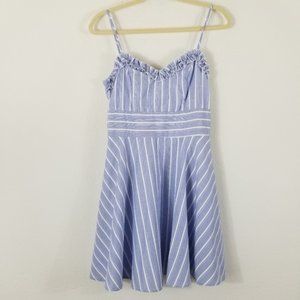 Altar'd State Blue and White Striped Mini Dress